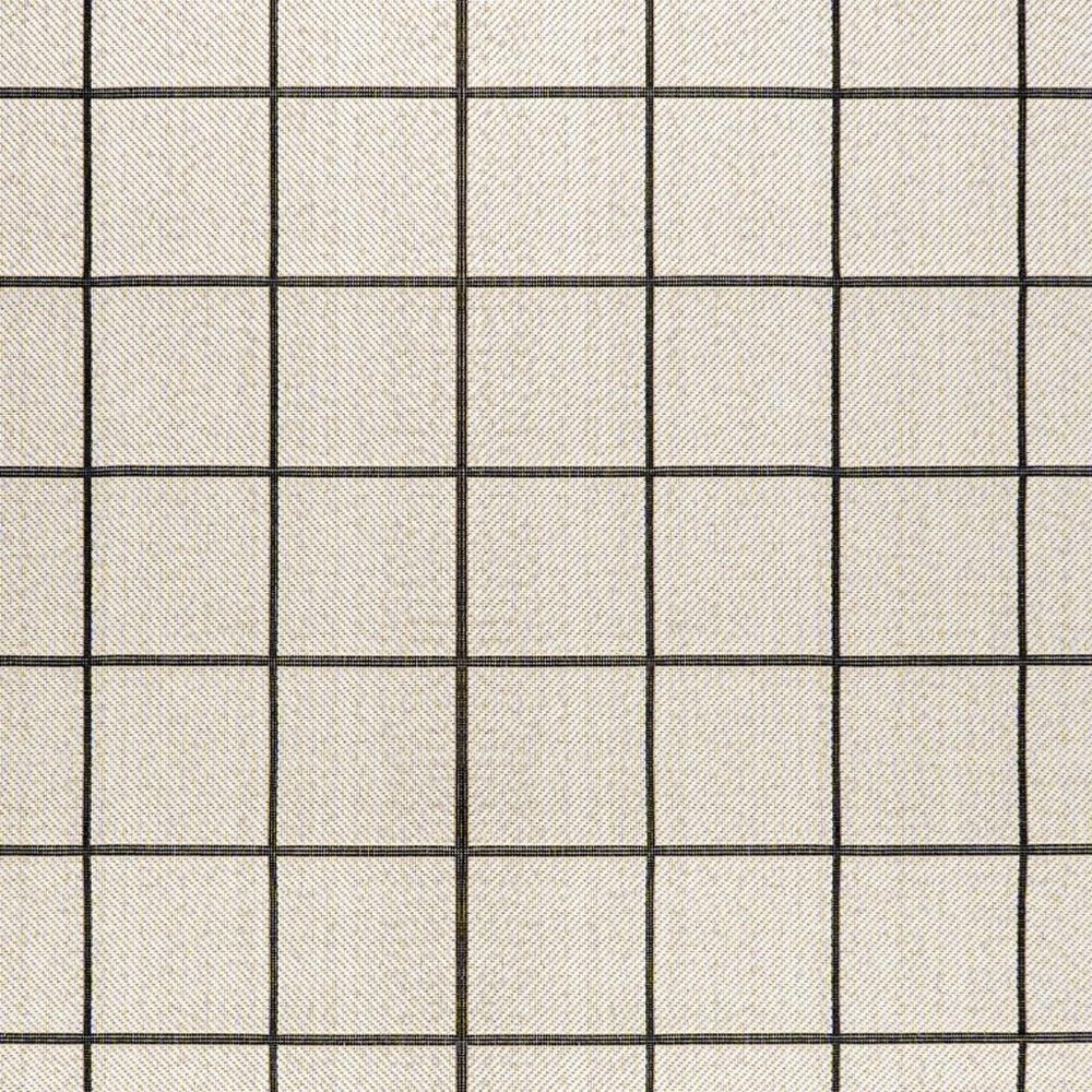 5' X 8' Cream And Dark Gray Plaid Indoor Outdoor Area Rug — view 2