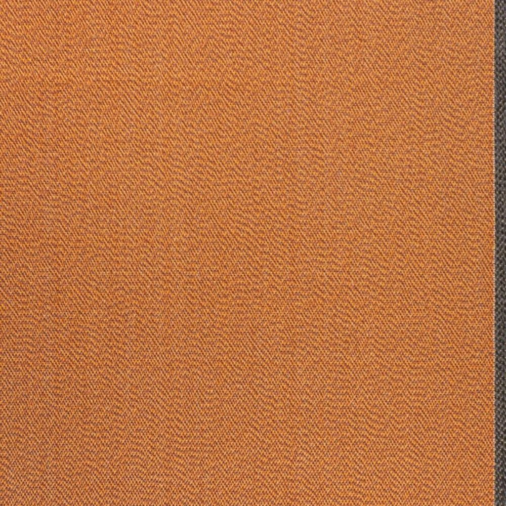 8' X 10' Orange And Dark Gray Striped Indoor Outdoor Area Rug HomeRoots