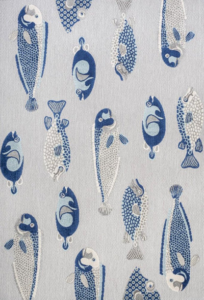3' X 5' Gray And Navy Blue Animal Print Indoor Outdoor Area Rug HomeRoots