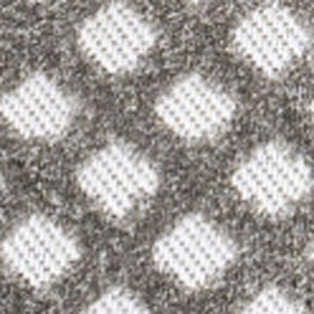 4' X 6' Dark Gray And Ivory Trellis Indoor Outdoor Area Rug HomeRoots