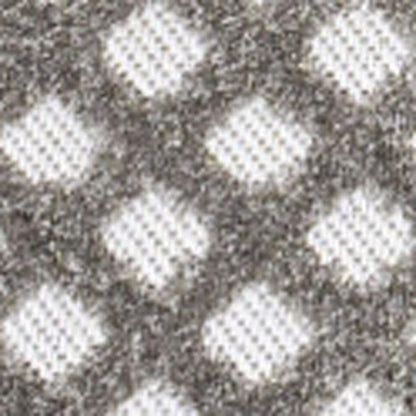 4' X 6' Dark Gray And Ivory Trellis Indoor Outdoor Area Rug