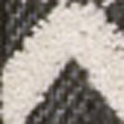 4' X 6' Cream And Black Trellis Indoor Outdoor Area Rug HomeRoots