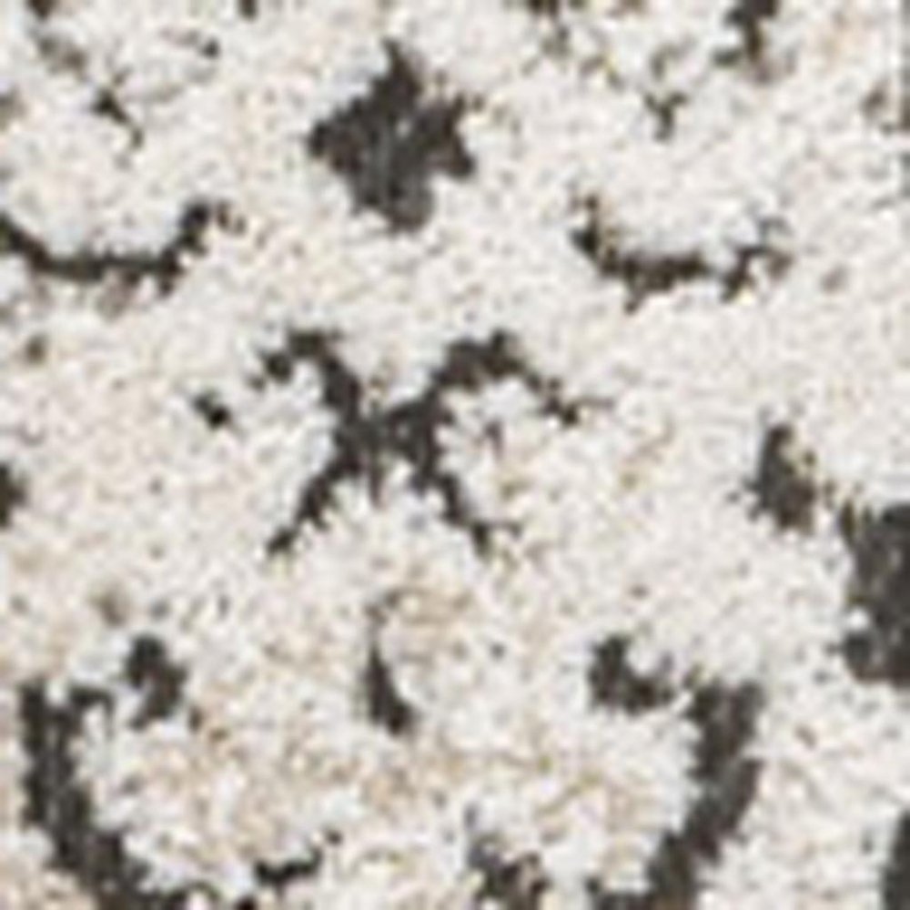 3' X 5' Cream Beige And Dark Gray Abstract Indoor Outdoor Area Rug — view 2