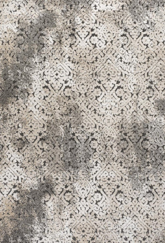 4' X 6' Cream Beige And Dark Gray Abstract Indoor Outdoor Area Rug HomeRoots