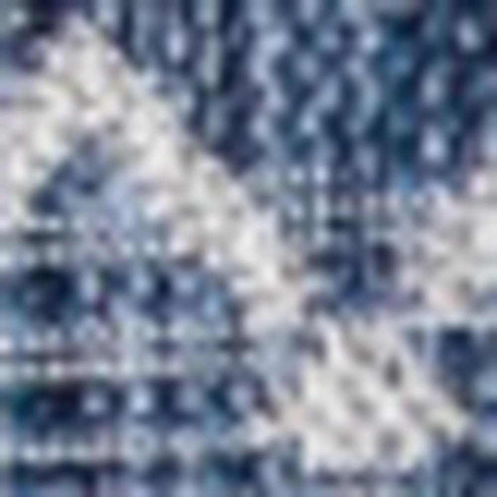 3' Navy Blue And Light Gray Square Trellis Indoor Outdoor Area Rug — view 8