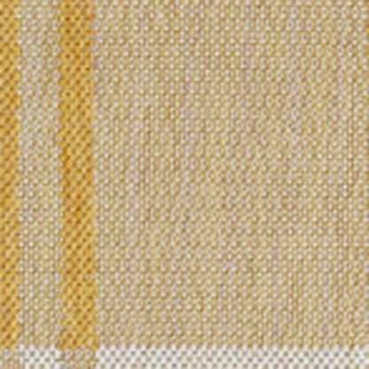 3' X 5' Yellow And Cream Gingham Indoor Outdoor Area Rug HomeRoots