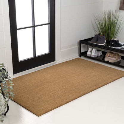 3' X 4' Light Brown Indoor Outdoor Area Rug HomeRoots