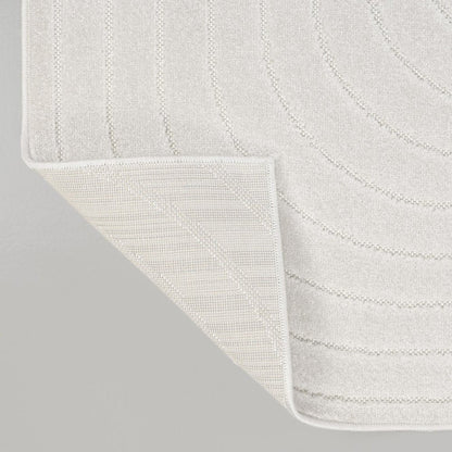 8' X 10' Ivory Indoor Outdoor Area Rug HomeRoots