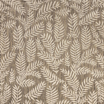 4' Brown And Beige Square Floral Indoor Outdoor Area Rug HomeRoots