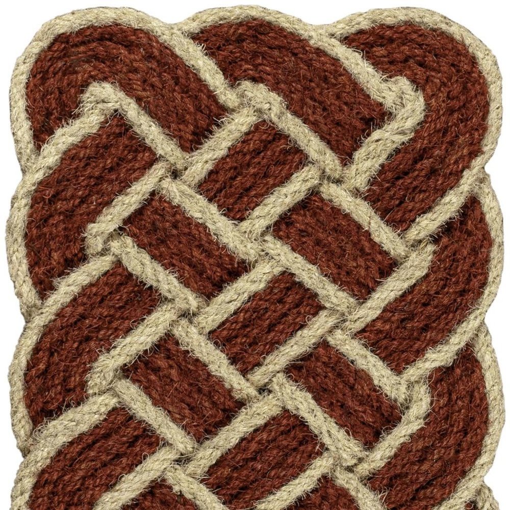 2' X 3' Red And Light Yellow Geometric Handmade Indoor Outdoor Area Rug HomeRoots