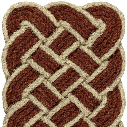 2' X 3' Red And Light Yellow Geometric Handmade Indoor Outdoor Area Rug HomeRoots