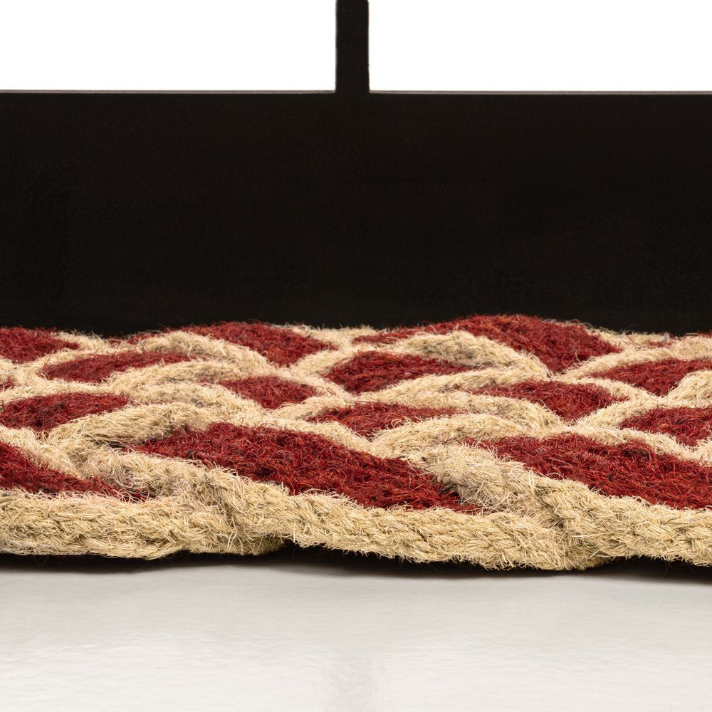 2' X 3' Red And Light Yellow Geometric Handmade Indoor Outdoor Area Rug HomeRoots
