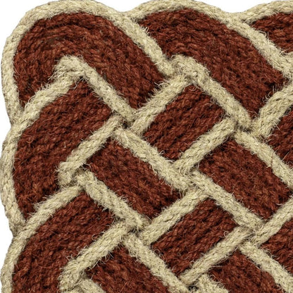 2' X 3' Red And Light Yellow Geometric Handmade Indoor Outdoor Area Rug HomeRoots