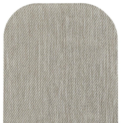 8' Beige Indoor Outdoor Runner Rug HomeRoots