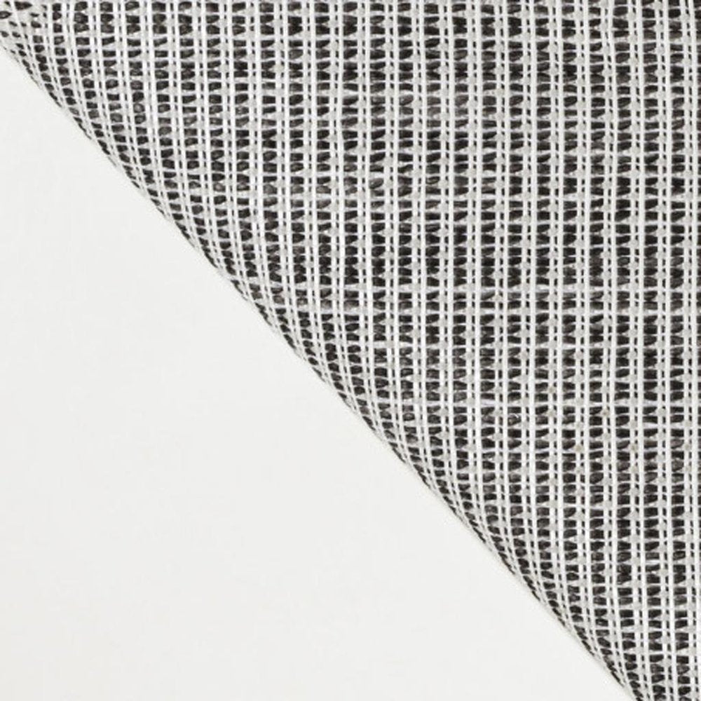 5' X 8' Cream And Black Geometric Indoor Outdoor Area Rug — view 3