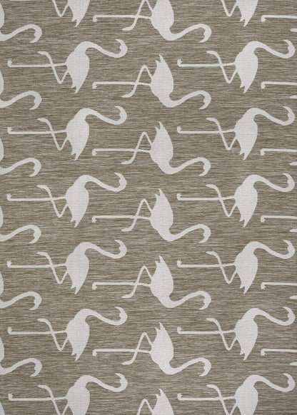 3' X 5' Beige And White Animal Print Indoor Outdoor Area Rug HomeRoots