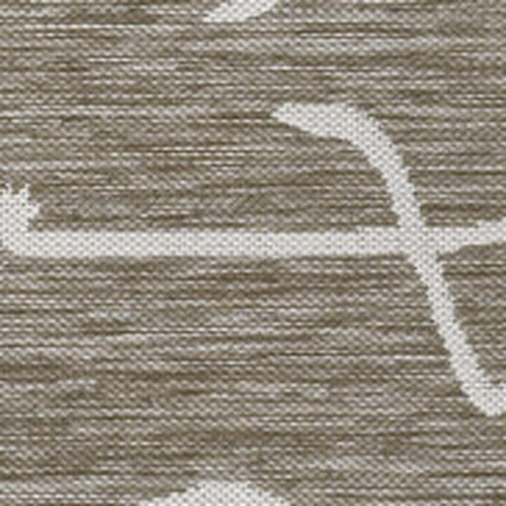 5' X 8' Beige And White Animal Print Indoor Outdoor Area Rug — view 3
