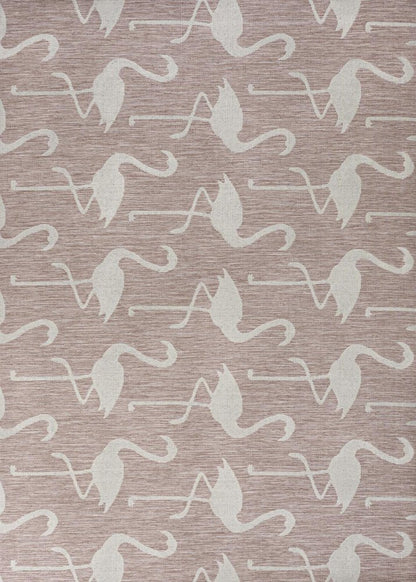 3' X 5' Pink And Cream Animal Print Indoor Outdoor Area Rug HomeRoots