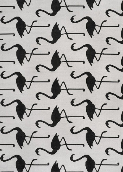 3' X 5' White And Black Animal Print Indoor Outdoor Area Rug HomeRoots