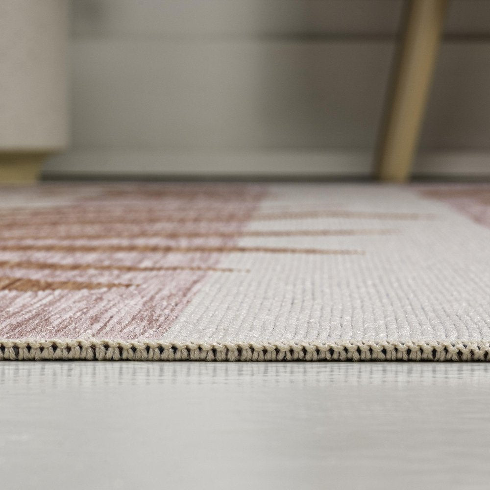 8' X 10' Pink And Cream Floral Indoor Outdoor Area Rug HomeRoots