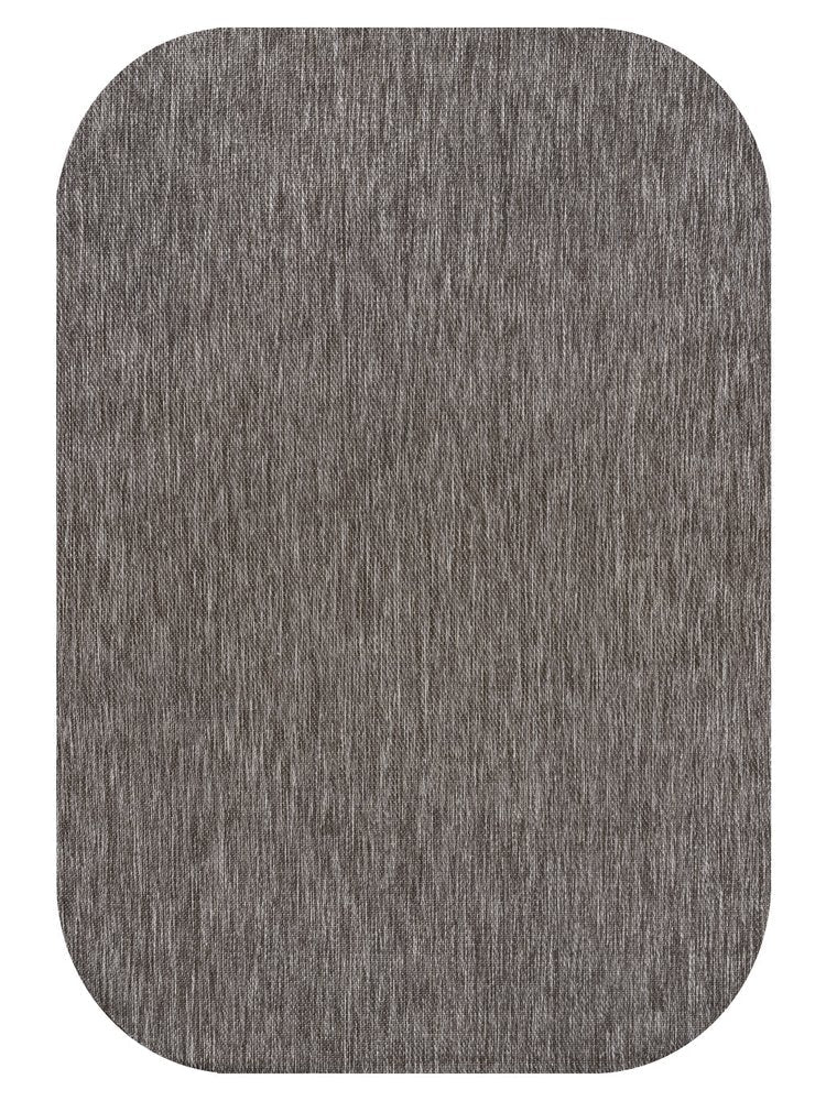 5' X 8' Light Brown Indoor Outdoor Area Rug — view 1