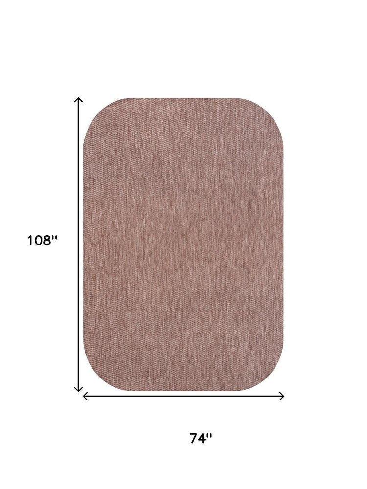 6' X 9' Rose Indoor Outdoor Area Rug — view 4