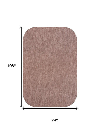 6' X 9' Rose Indoor Outdoor Area Rug HomeRoots