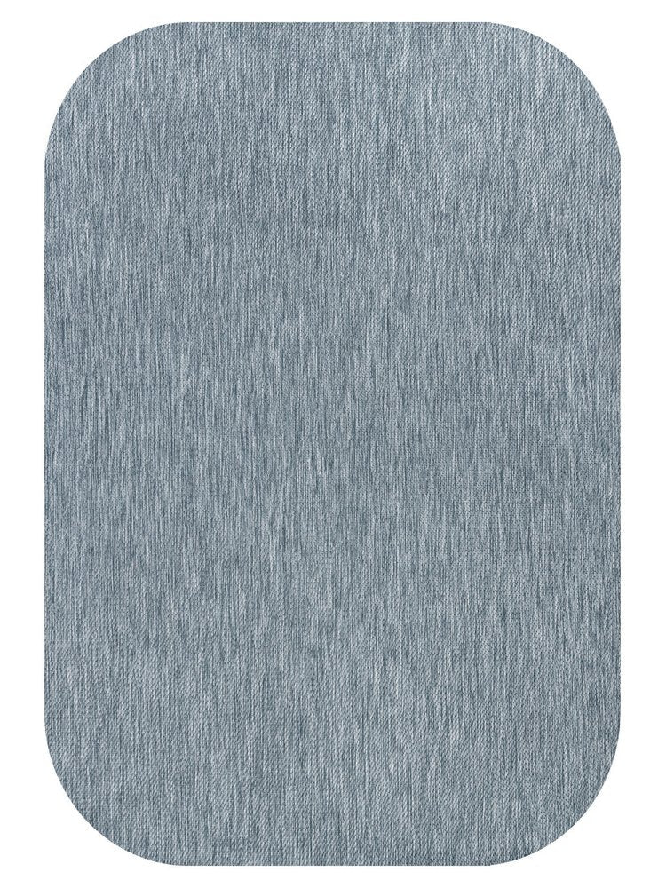 4' X 6' Turquoise Indoor Outdoor Area Rug — view 4