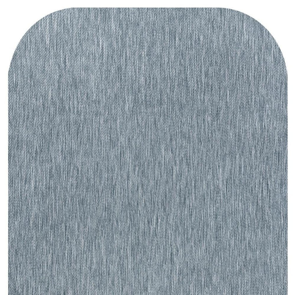 8' X 10' Turquoise Indoor Outdoor Area Rug — view 4