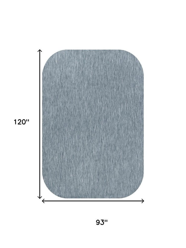 8' X 10' Turquoise Indoor Outdoor Area Rug HomeRoots