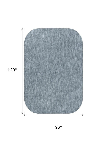 8' X 10' Turquoise Indoor Outdoor Area Rug HomeRoots