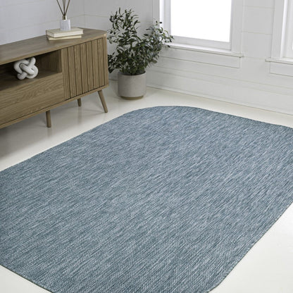 8' X 10' Turquoise Indoor Outdoor Area Rug HomeRoots