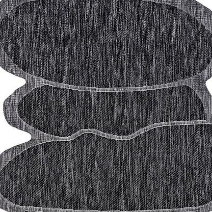 6' X 9' Dark Gray And Gray Medallion Indoor Outdoor Area Rug HomeRoots