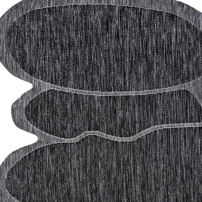8' X 10' Dark Gray And Gray Medallion Indoor Outdoor Area Rug HomeRoots