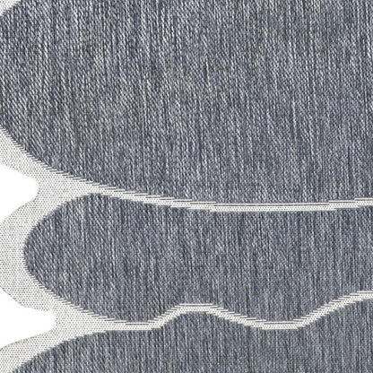 9' X 12' Blue And Cream Medallion Indoor Outdoor Area Rug HomeRoots