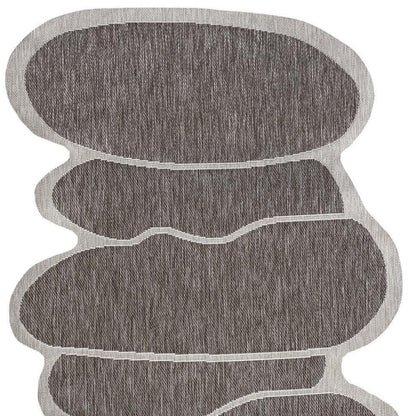 4' X 6' Light Brown And Beige Medallion Indoor Outdoor Area Rug HomeRoots