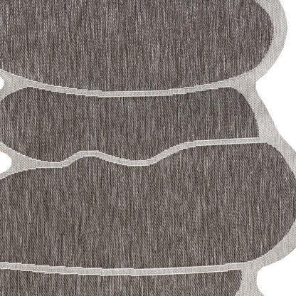 6' X 9' Light Brown And Beige Medallion Indoor Outdoor Area Rug HomeRoots