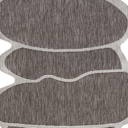 8' X 10' Light Brown And Beige Medallion Indoor Outdoor Area Rug HomeRoots