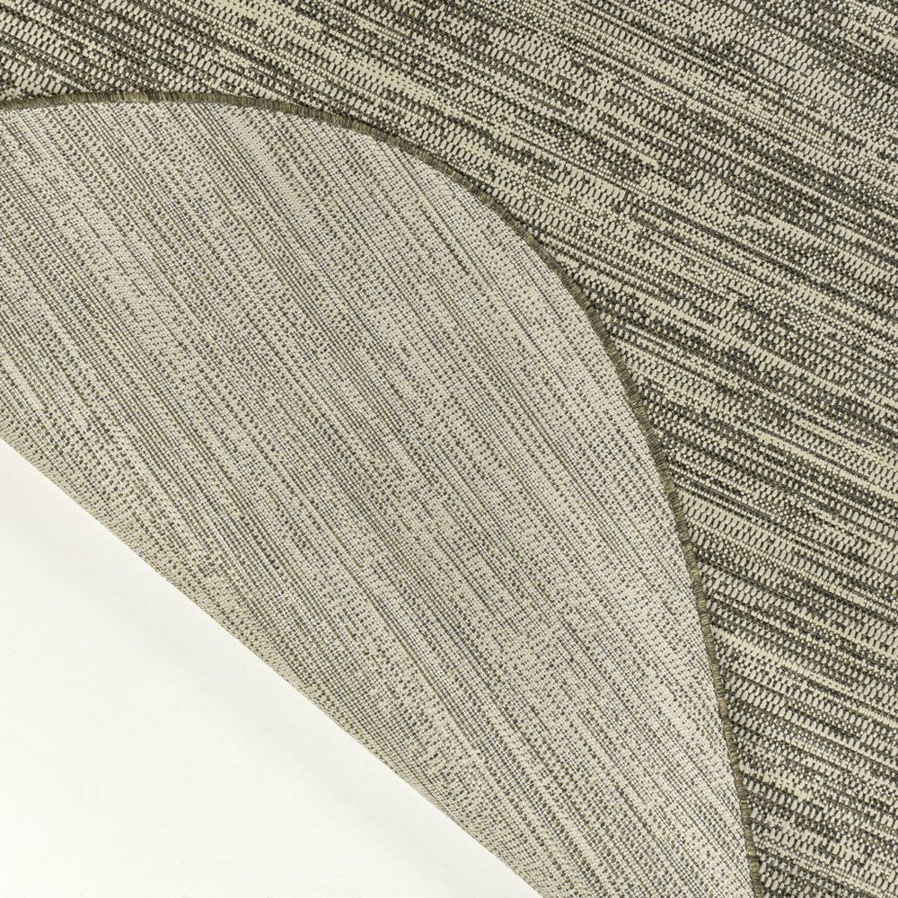 5' X 8' Beige And Brown Medallion Indoor Outdoor Area Rug — view 2