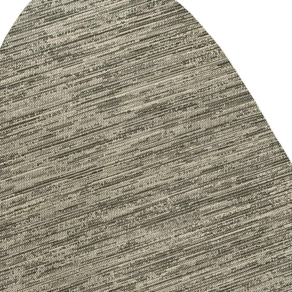 6' X 9' Beige And Brown Medallion Indoor Outdoor Area Rug — view 3