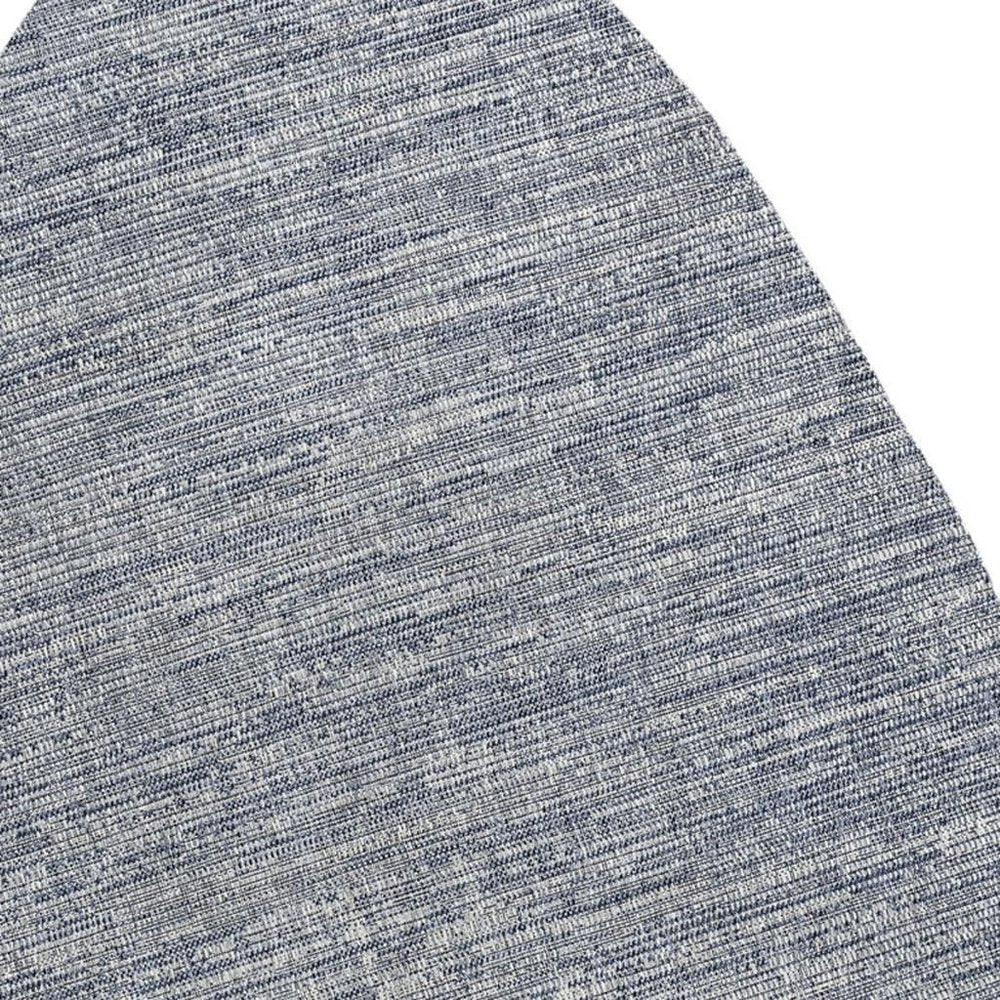4' X 6' Gray And Navy Blue Medallion Indoor Outdoor Area Rug HomeRoots