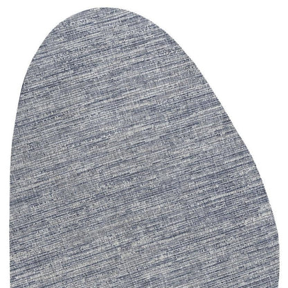 4' X 6' Gray And Navy Blue Medallion Indoor Outdoor Area Rug HomeRoots