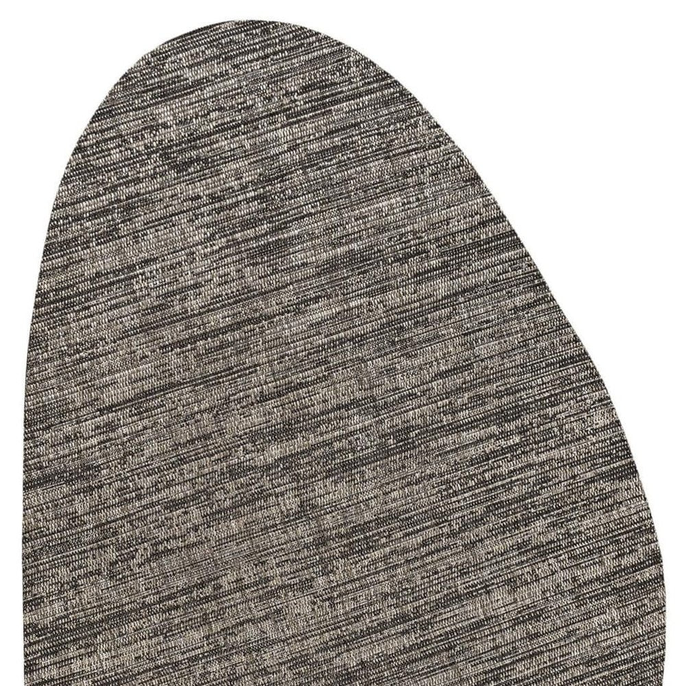 6' X 9' Natural And Black Medallion Indoor Outdoor Area Rug HomeRoots