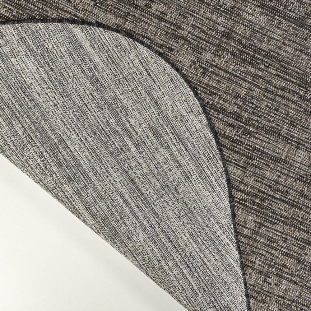 9' X 12' Natural And Black Medallion Indoor Outdoor Area Rug — view 2
