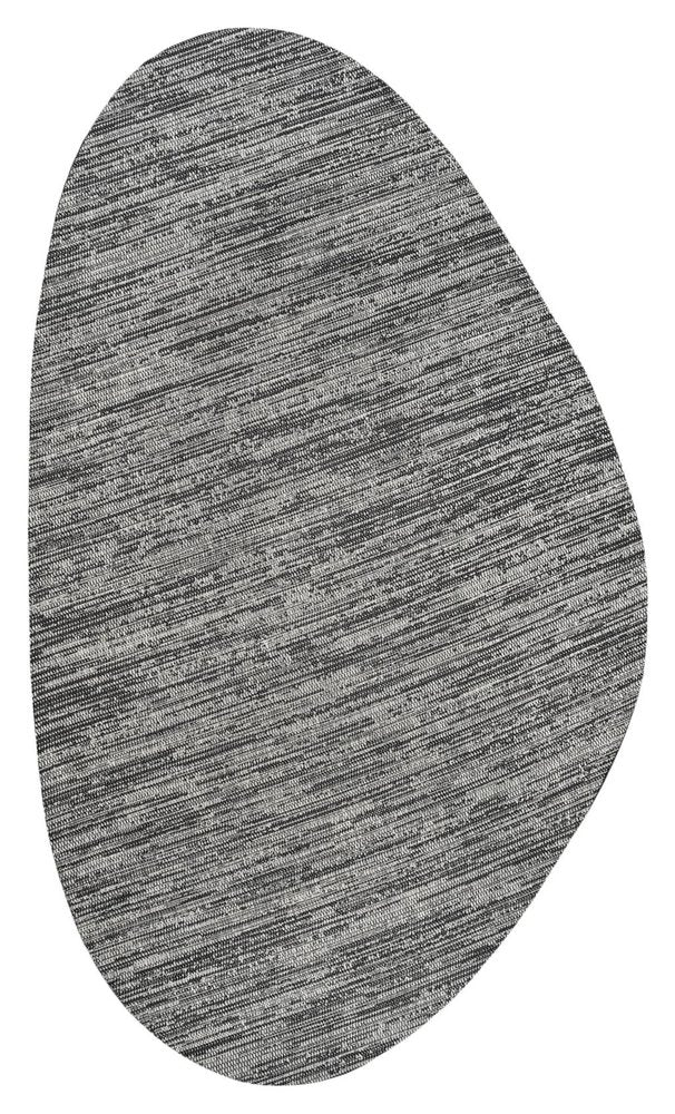 4' X 6' Gray And Black Medallion Indoor Outdoor Area Rug HomeRoots