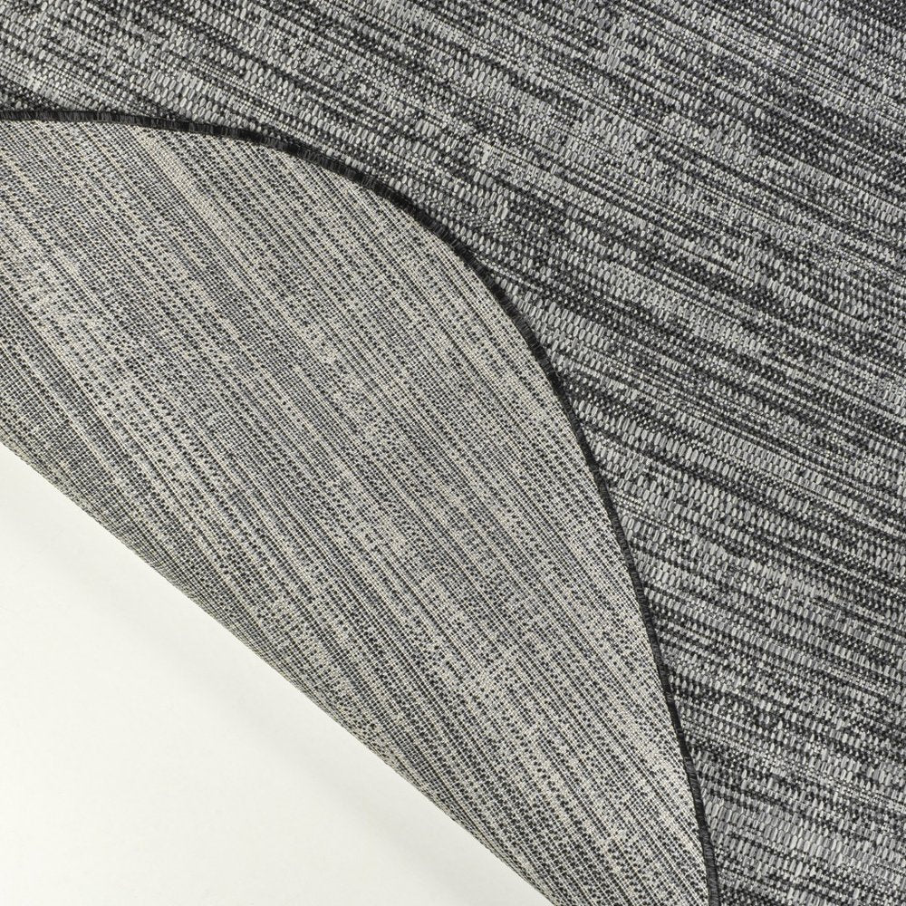 4' X 6' Gray And Black Medallion Indoor Outdoor Area Rug HomeRoots
