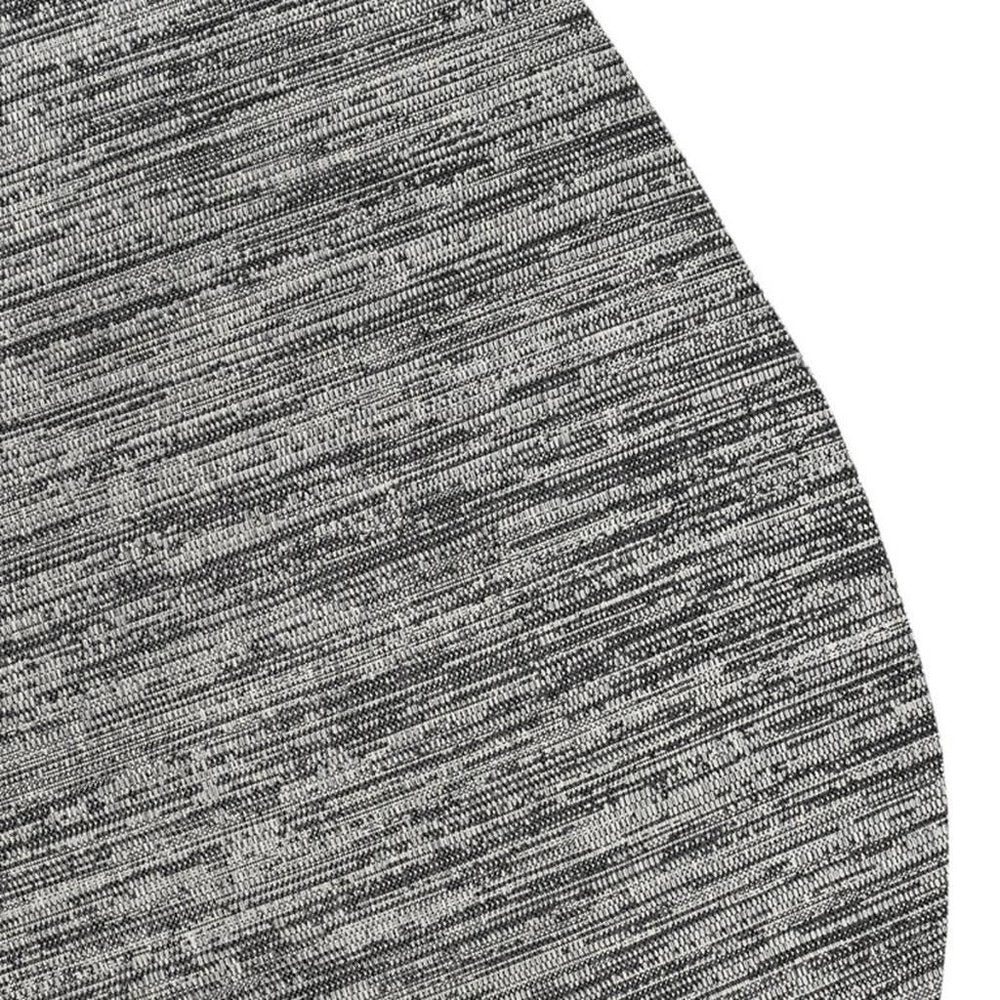5' X 8' Gray And Black Medallion Indoor Outdoor Area Rug HomeRoots