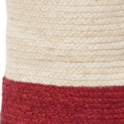 19" Ivory Nesting Jute Basket HomeRoots