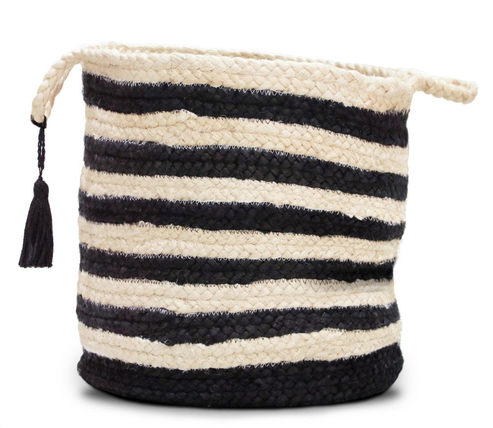 17" Ivory Nesting Jute Basket HomeRoots
