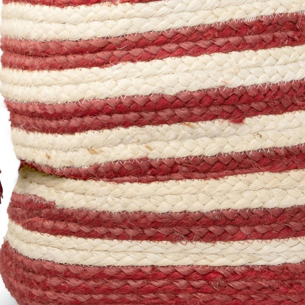 17" Ivory Nesting Jute Basket HomeRoots